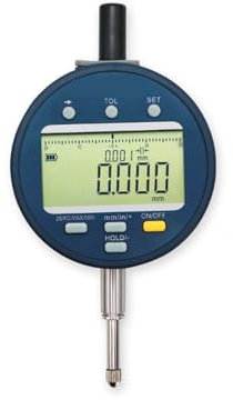 FUNTLY Digitale Anzeige Messuhr Elektronische Digitale Messuhr, 0–12,7/25,4/50,8 mm, hohe Auflösung, 1 μm Zoll/metrische Umrechnungsanzeige (Color : 0-25.4mm IP54)