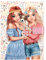 Depesche 12970 TOPModel Velo fleur - Tagebuch mit Zahlen-Code und Sound, Buch mit 80 linierten und bunt illustrierten Seiten