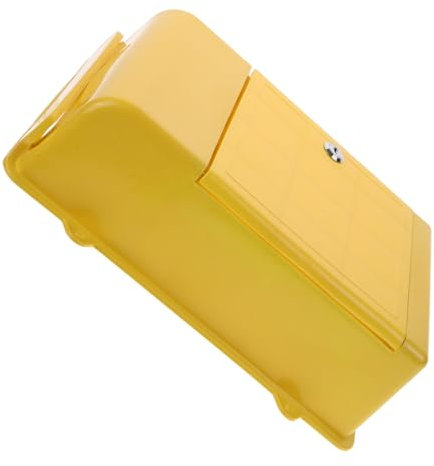 BESPORTBLE Boîte Boîte Aux Lettres Plastique Suspendu Courrier Organisateur Suggestion Collecter Bin Métal Sécurité Boîte Aux Lettres Jaune