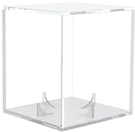 MEAKTSMI Caja de exhibición de béisbol con soporte de acrílico transparente para futbol, fútbol, fútbol, voleibol