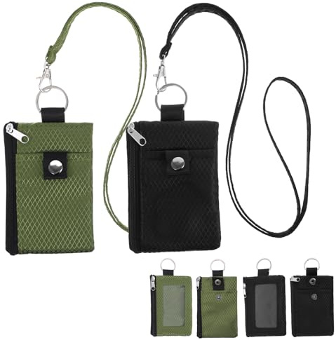 2 stycken bröstpåsar med RFID-skydd stöldskydd unisex reseplånbok mjuk bröstpåse resa vattentät axelväska justerbar stöldsäker bröstficka för pass kreditkort