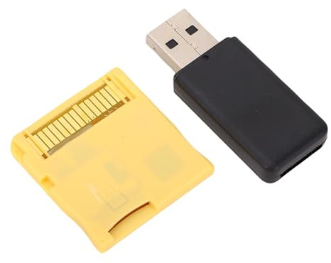 VBESTLIFE Videospiel -Flash -Karte, 2025 New ASIC Chip Video Game Flash -Karten, die mit der NDS 2DS 3DS -Serie Kompatibel Sind, Enthalten Kartenleser (Gold)