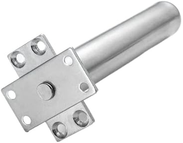 Chiudiporta invisibile, cerniera autochiudente nascosta con molla regolabile for porte interne, ferramenta for installazione nascosta(Silver - 80kg)