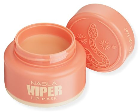 Viper Lip Mask NABLA Peach n Apricot | Balsamo Labbra Idratante e Maschera Rigenerante. Trattamento con Tripeptidi e Ceramidi, Effetto Volumizzante Immediato | Formula Notte e Giorno.