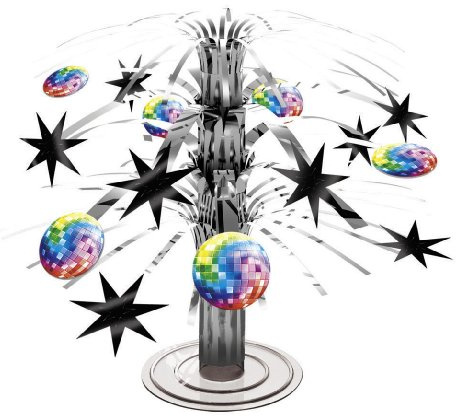 70s Disco Fever Mini Cascade Centrepiece