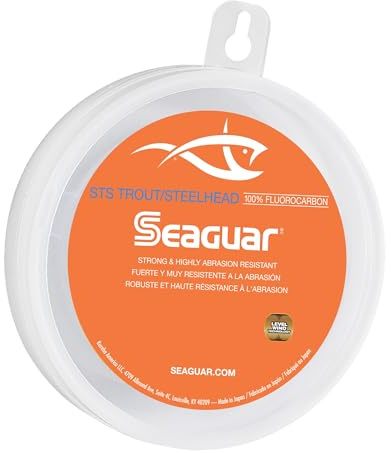 Seaguar STS Trout/Steelhead 100% Fluorocarbon Fishing Line 15lbs, 100yds Break Strength/Length - 15STS100