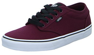 Vans Men's Mn Atwood Sneaker, White Canvas Oxblood White, 9 UK