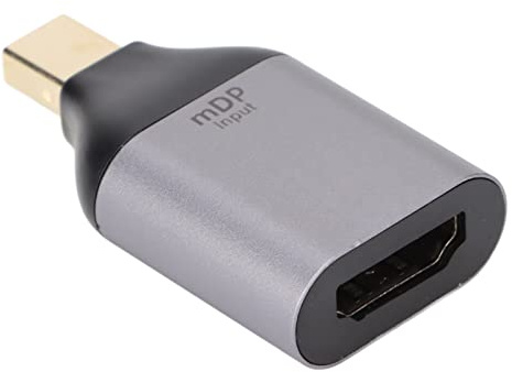 Mini DisplayPort a HDMI Adaptador 30Hz 4K Mini DP a HDMI Convertidor para Teléfono Laptop PC TV Gaming Monitor Proyector