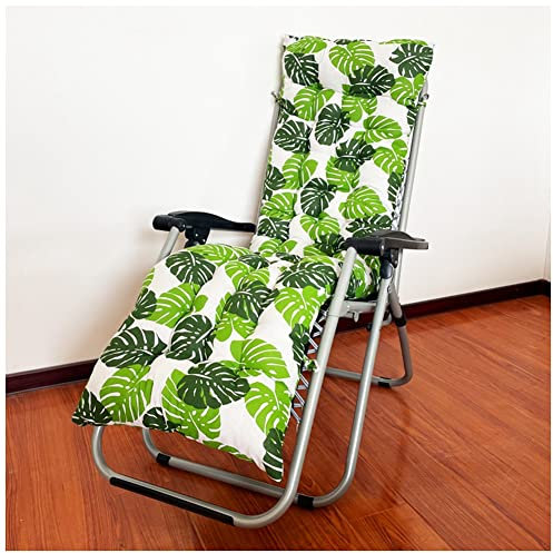 YAOTT Auflage Gartenliege, 8 cm Dick, Liegestuhl Polster Auflagen für Deckchair, Bequeme Polsterauflage für Sonnenliege, Liegestuhl,1,48X125CM