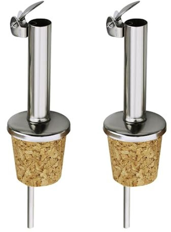 Vertedor De Vino De 2 Piezas, Vertedor De Vino De Corcho, Dispensador De Vino, Dispensador De Aceite De Oliva, Vertedor De Botellas De Aceite, Dispensador De Vino Tinto
