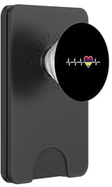 Mauritius Heartbeat Apparel Mauritian Flag Heart PopSockets PopWallet for MagSafe