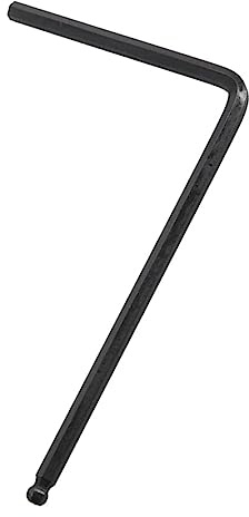 Toddmomy Gitarren Halsstabschlüssel aus Metall Schwarzes Reparaturwerkzeug mit Glatter Oberfläche und Komfortablem Griff für Gitarrenbauer und Bassreparaturen