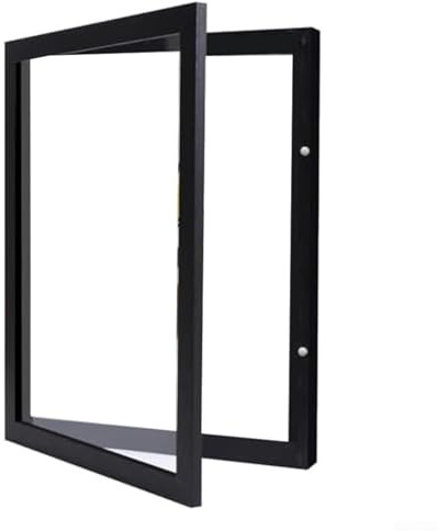 Dolvitrny Cornice per esposizione di magliette, 33 x 33 cm, struttura in legno resistente con protezione UV, che garantisce la conservazione della camicia per la casa o l'ufficio (legno)