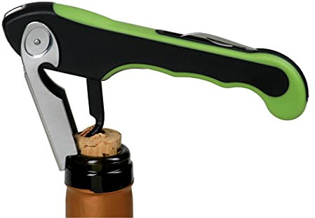 Cuchillo de camarero con mango suave al tacto.