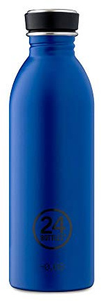 24Bottles Urban, Adults’ Unisex Bottle, unisex adult, Blue (Dark Blue), 500 ml