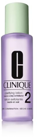 Clinique Clarifying Lotion 2 Face Exfoliator For Dry Combination Skin Types