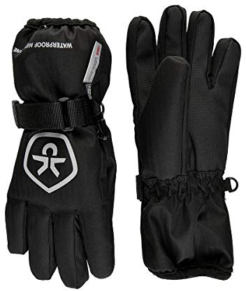 Color Kids Kids Gloves 2 Schwarz - Thinsulate™ Warme wasserdichte Kinder Handschuhe, Größe 10-12 Jahre - Farbe Black