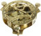 Samara Nautical Sonnenuhr-Kompass, 10,2 cm, massives Messing, Sonnenuhr