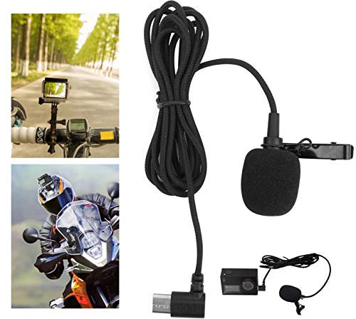 ciciglow Microphone Externe, caméra d'action Interface Type-C Microphone pour caméra d'action pour caméra d'action SJCAM SJ9 SJ10 SJ8