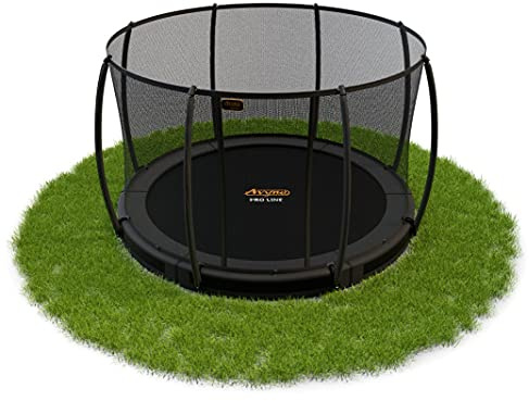 Avyna Avyna Trampoline InGround Ø430 met veiligheidsnet – Grijs | NU MET GRATIS AFDEKHOES (AVGR-14-I-COMBI-BD)
