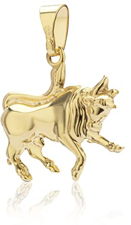 NKlaus Kettenanhänger Skorpion klein aus 333 Gelbgold, 8 Karat, 1 Stück | Sternzeichen-/Zodiak-Motiv
