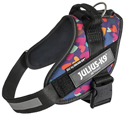Julius K-9 Idc Powerharness 16IDC-HEARTMX-0 Hundsele, Mixed Heart, M/0