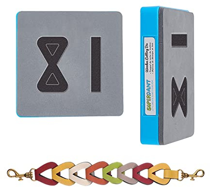 SUPERDANT Rucksackriemen Stanzformen Schnallen Holzstanzen Ohrringe Schneidet Hängende Dekorationen Anhänger Schlüsselanhänger Stanzen Für Rucksack Deko Ketten Armbänder DIY Art. Nr