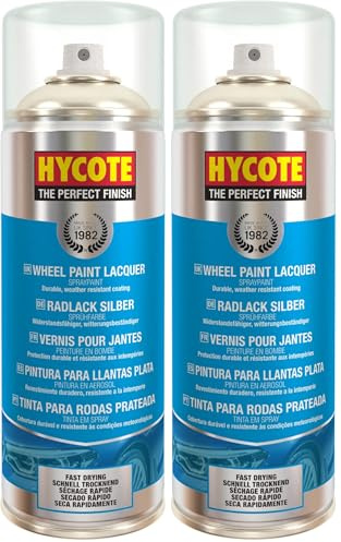 Hycote Pintura Llanta Laca 400 ml (Paquete de 2)