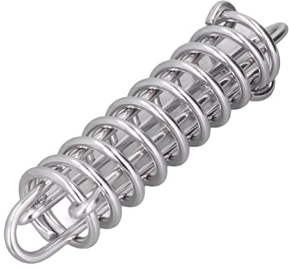 Molla di Ormeggio per Barche 11x405mm, Molle di Ormeggio per Ancoraggio per Barche in Acciaio Inossidabile 304 Ammortizzanti per Yacht per Barche