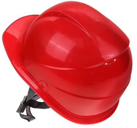 Homoyoyo Protective Hard Hat Mit Belüftung Praktischer Sicherheitsschutzhelm Rot Für Bauarbeiten Strapazierfähiges Material Sicheres Arbeiten Baustellen