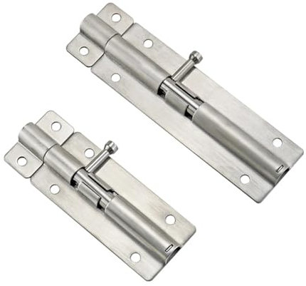 Boulon de porte brossé en acier inoxydable 304, boucle de porte, boulon à ressort de porte intérieure, charnière, goupille de porte, 1 pièce(HHMT90)