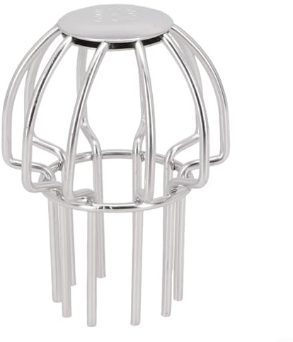 Protector de hojas de canalón de acero inoxidable de alto rendimiento para una prevención eficaz de obstrucciones (50 tubos)