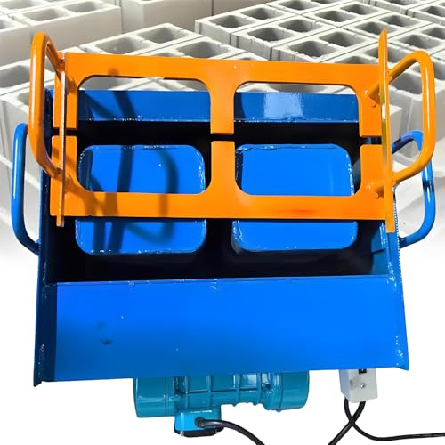 23KN Electric Concrete Block Maker Machine, 550W Hydraulic Press Produces 30 Bric/Hour, 400x200x200mm Hollow Brick Forming Tool for DIY Garden Walls and Construct Sites