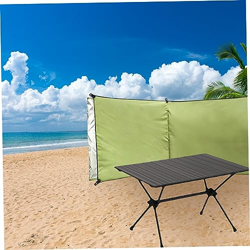 Licsaliwe Wind Breaker Screen - 98.43x27.56 In Camping Windbreak, with Pegs Rope Storage Bag