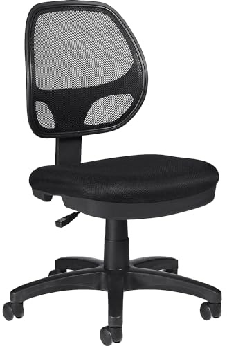 Offices To Go Global Task Chair, Mesh, Black, Seat: 19-inch W x 17-inch D, Back: 17-inch W x 19-inch H (OTG11642B)