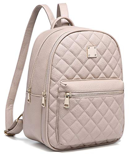 Myhozee Rucksack Damen Klein Daypack Leder PU Elegant Rucksack Tagesrucksack für Mädchen