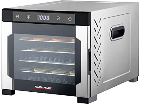 Design Dörrautomat Pro, Silber / Schwarz