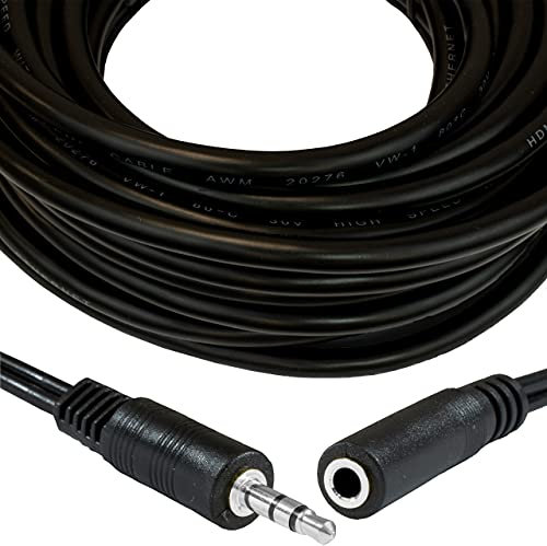 10M Extra Long 3.5mm Jack Plug Male To Female Audio Extension Cable Lead Aux CD Stereo