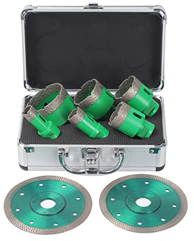 Snowtaros 6 Pezzi Punta per Trapano Diamantata, 20/25/40/45/50/68mm Filettatura M14