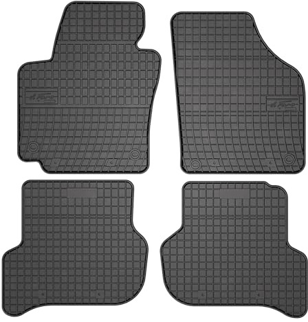 FROGUM El Toro Gummimatten Ganzjähriges-Set von Autofussmatte Auto Fußmatten für SEAT Altea 2004-2015, für Altea XL 2006-2015, für VW Golf Plus 2005-14 | Beständiges Gummi Material | 1,5cm Schutzkante