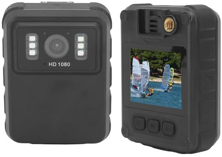 2K Action Camera, Waterproof Large Wide Angle Ultra HD Underwater Camera, Anti Shock Back Clip Pocket Video Camera, Mini Body Camera with Clip On Design for Motorcycle Riding