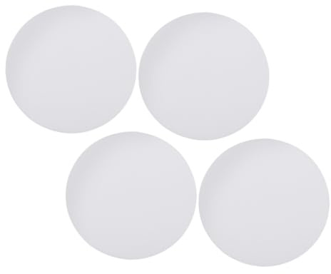 KONTONTY Difusor De Pantalla De Lámpara Antideslumbrante 4 Piezas 6 Pulgadas De Pvc Accesorios Para Lámpara De Techo Instalación Sencilla Adecuado Para Downlights y Focos