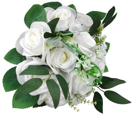 Cabilock Künstlicher Blumenball Aus Rosen Für Hochzeit Und Dekoration Vivid Floral Arrangement Für Tischarrangements Und Events Langlebig Und Wiederverwendbar