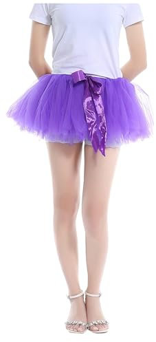 SRZYMJ Bauchtanz Rock Bauchtanz Kostüm Damen Tänzerin Chiffon Röcke Big Swing Langer Rock Festival Performance Kleidung Lila Einheitsgröße