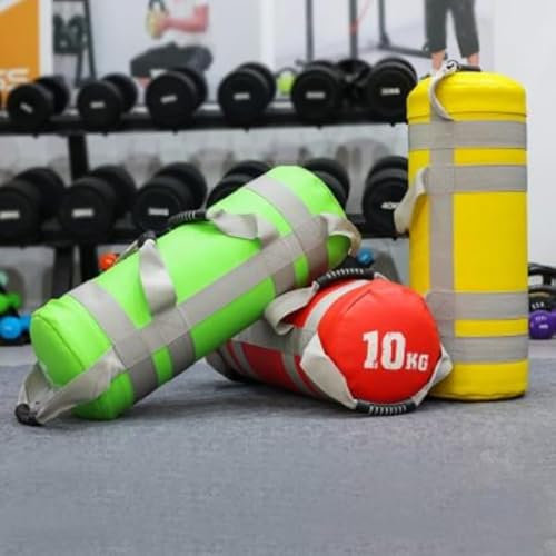 InTheMarket Gewichtete Powerbags – langlebige Fitness-Sandsäcke mit Griffen für funktionelles Training, Krafttraining und Kernübungen – mehrere Gewichtsoptionen (5 kg-25 kg)