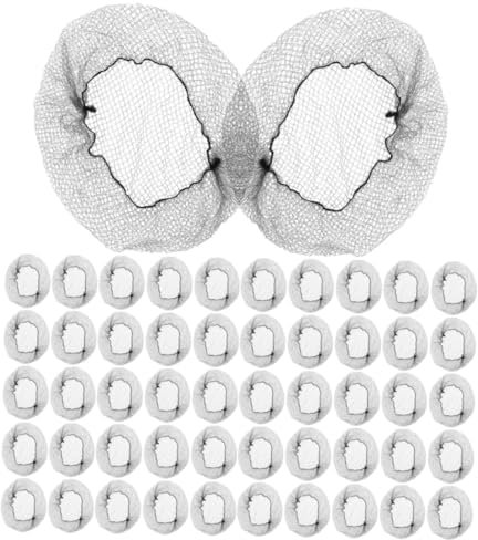 Beavorty 100stücke Unsichtbares Haarnetz Für Frauen Netz-haarnetz Weiches Material Zum Kochen Für Hochzeiten Partys Und Bühnenauftritte