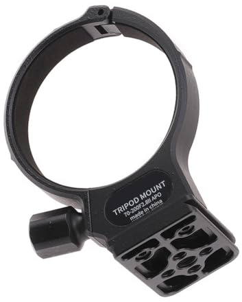 Collier professionnel en aluminium pour objectif d'appareil photo - Anneaux de fixation pour trépied - Convient pour téléobjectif équilibré