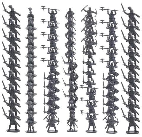 dzqad Zinnsoldaten | Mini Soldaten Figuren | 100 Figuren Set Für Kuchen Deko Lernprojekte Kinderpartys Mädchen