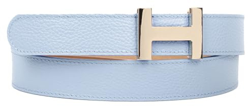 Zakatte • Damen Ledergürtel mit H-Schnalle Hüftgürtel Taillengürtel Damengürtel Ledergürtel BS078