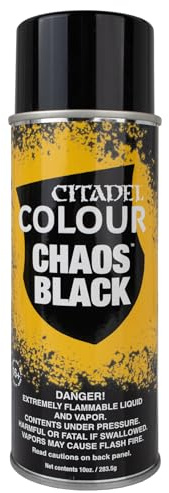 Citadel Bombe Sous-Couche - Aérosol Chaos Black